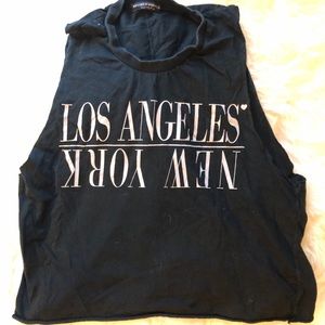 LA/NY brandy muscle tank